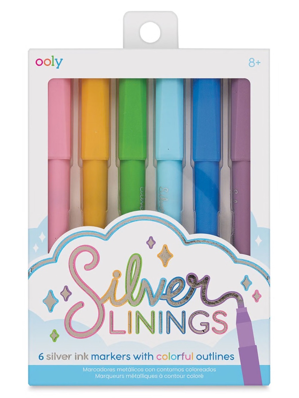 Silver Linings Metallic Ink Markers - Pastel Set